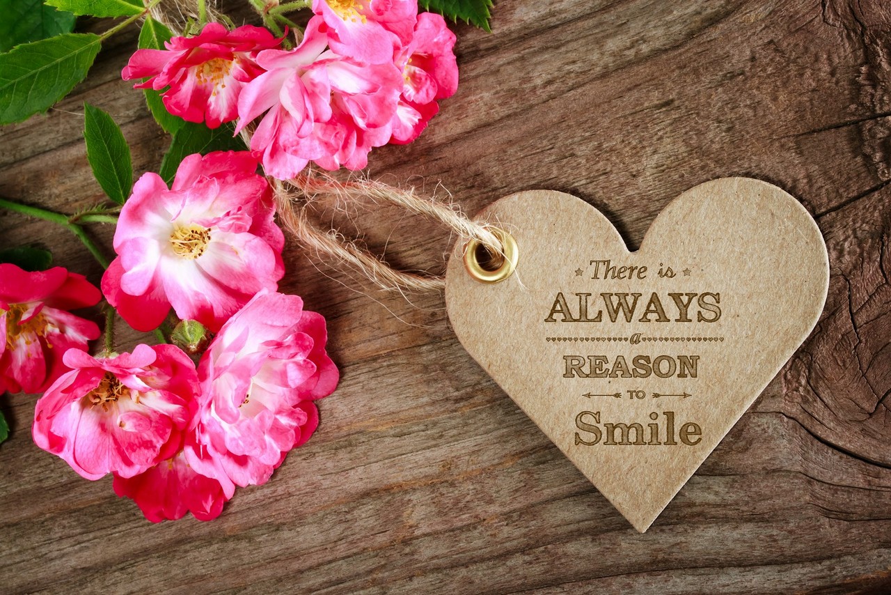 There Is Always A Reason To Smile! Motivational Message